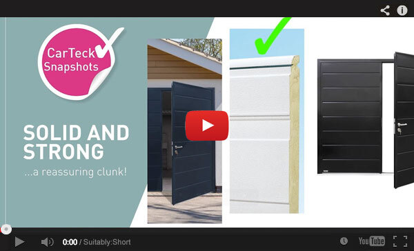 Teckentrup TV Insulated Side Hinged Garage Door Snapshot Video strong