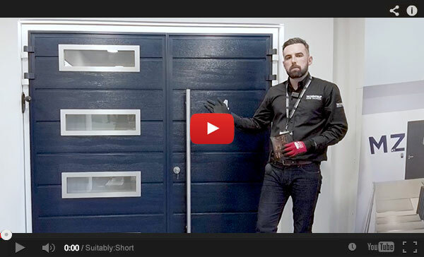 Teckentrup TV Side Hinged Garage Door Install Videos Jacking Adjust