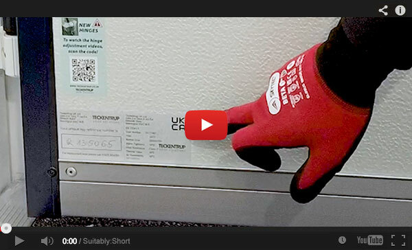 Teckentrup TV Side Hinged Garage Door Install Videos Labels