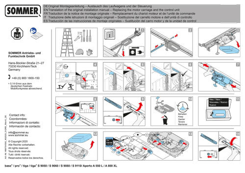 CarTeck DRIVE Carriage Removal (Fitting Instructions) cover