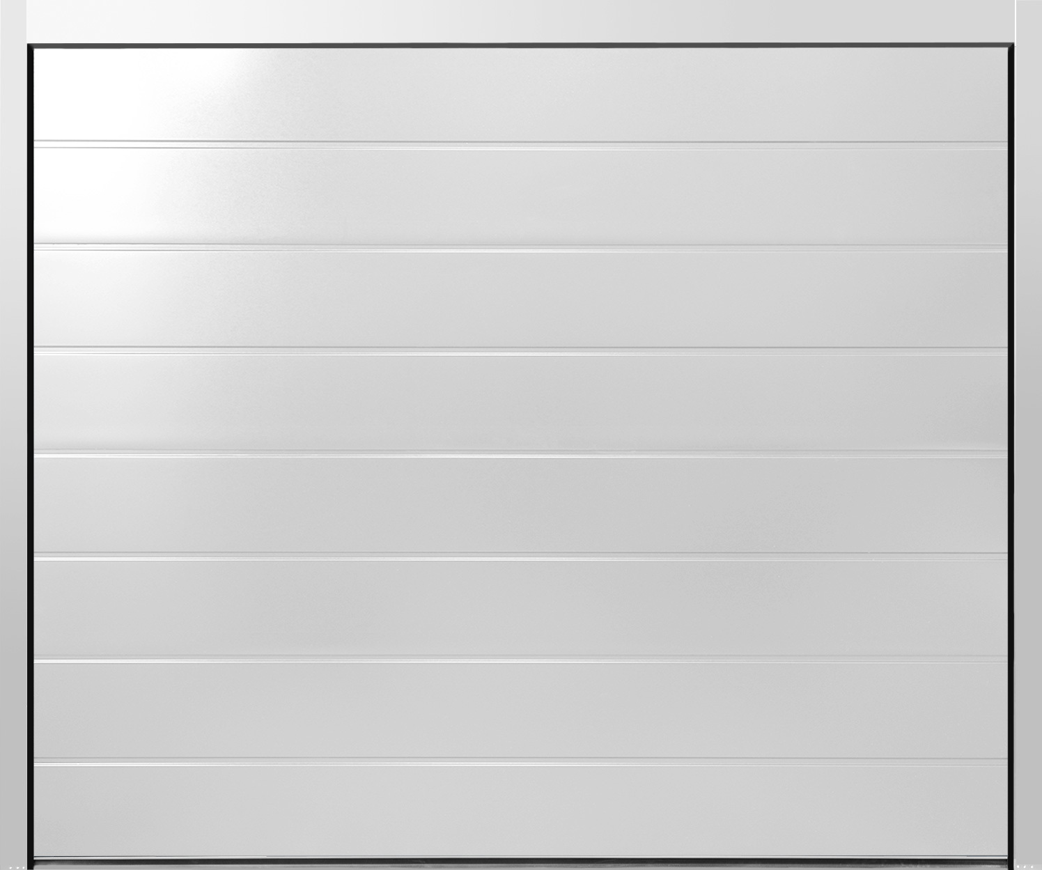 Car Teck Sectional Centre Ribbed Smooth White RAL 9016