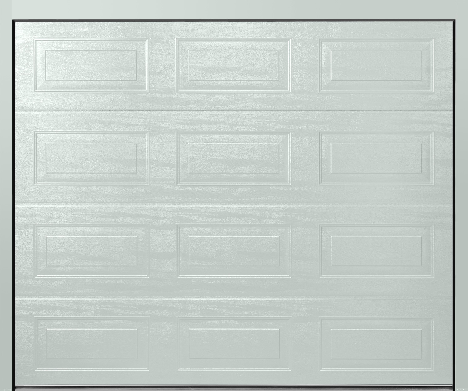 CarTeck Insulated Georgian Sectional Garage Door - Woodgrain Agate Grey RAL 7038