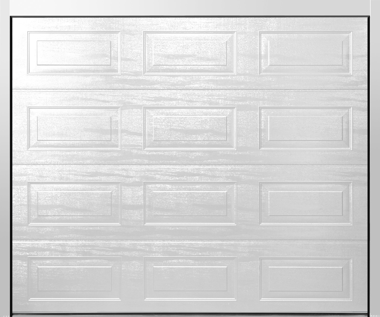 Car Teck Sectional Georgian Woodgrain White RAL 9016