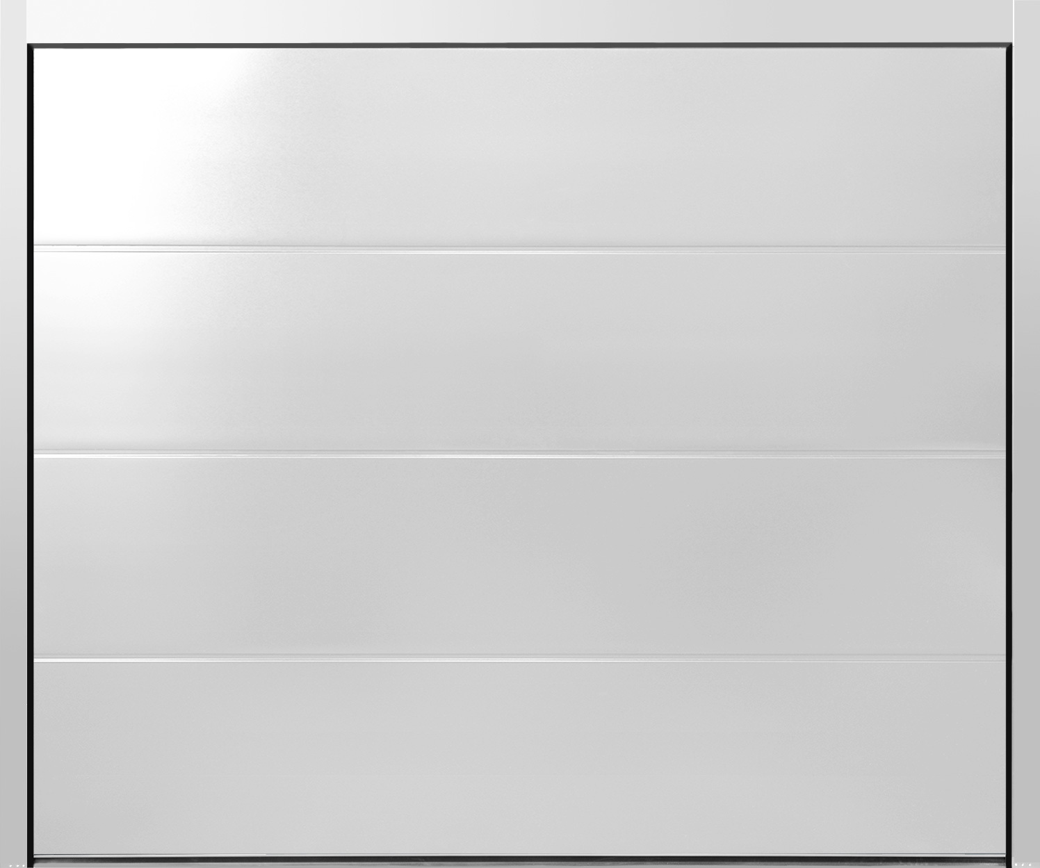Car Teck Sectional Solid Smooth White RAL 9016