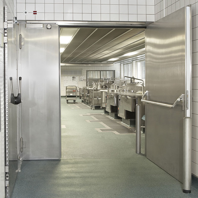 Stainless Steel in areas that are hygienically demanding