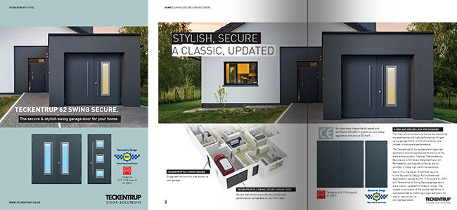 62 Swing Secure Garage Doors (Brochure) cover