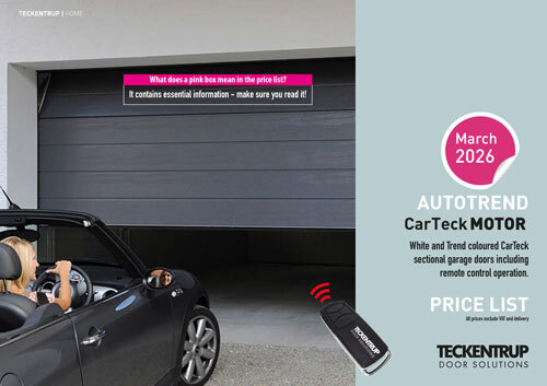 Teckentrup AutoTrend Price List (March 2026) cover