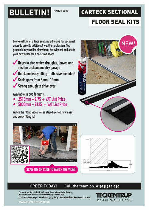 Floor Seal Kits - Teckentrup Sectional Garage Doors cover
