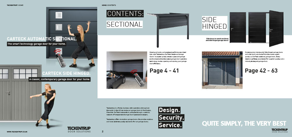 CarTeck Garage Door Range (Brochure) cover