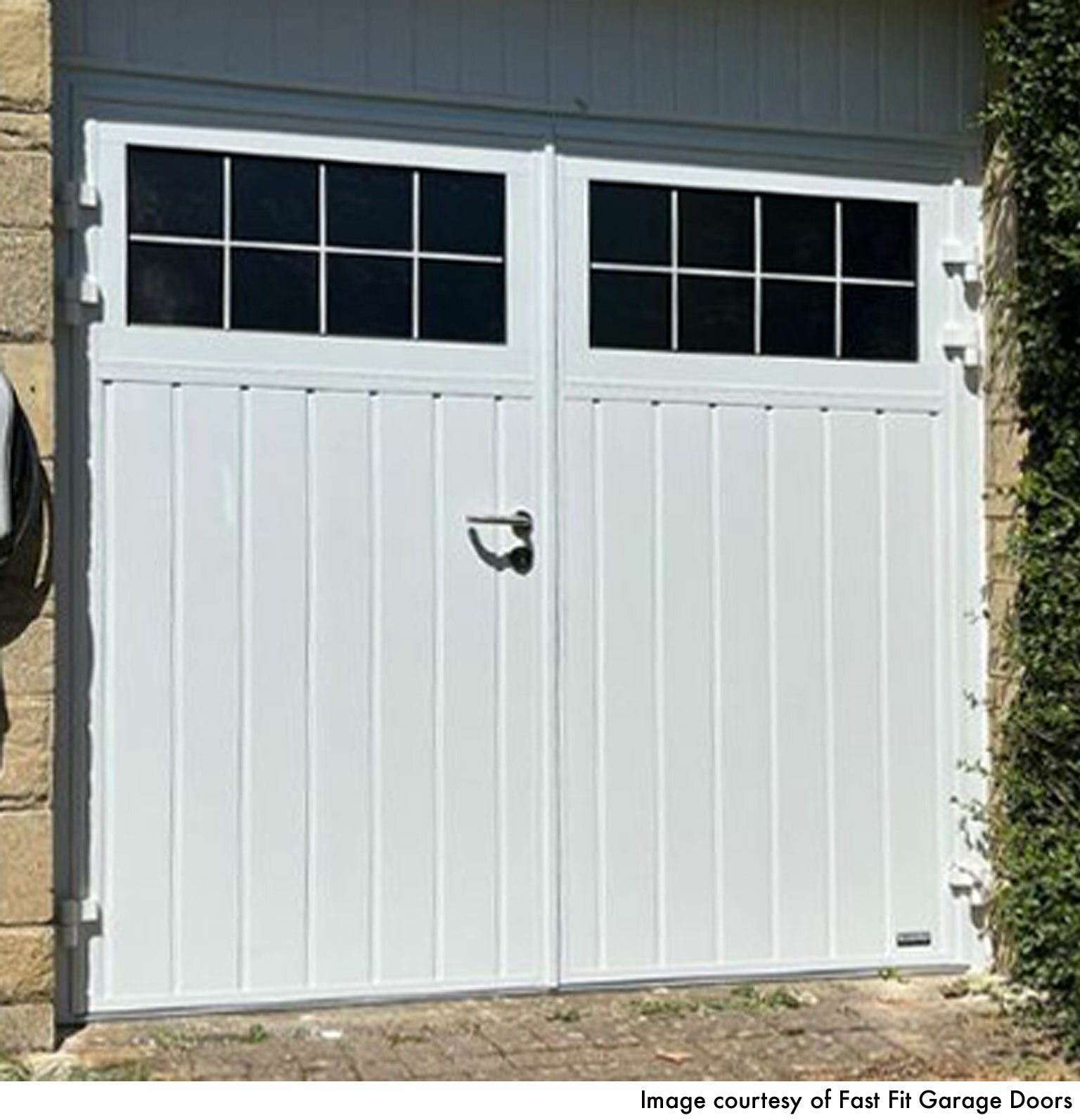 Teckentrup CarTeck Traditional Side Hinged Fast Fit Traditional White