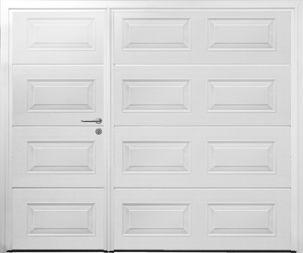 CarTeck Insulated Georgian Side Hinged Garage Door - Asymmetric Horizontal Width Above 2350mm