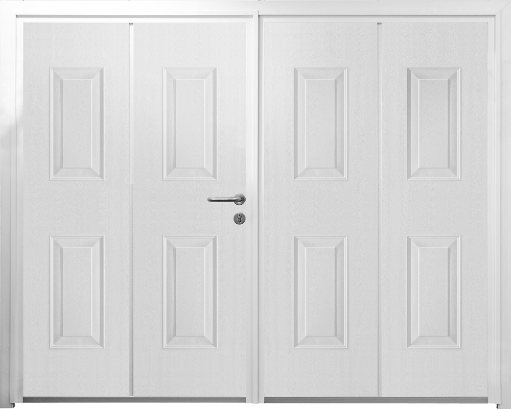 CarTeck Georgian Side Hinged Garage Door - Vertical Height Below 2200mm
