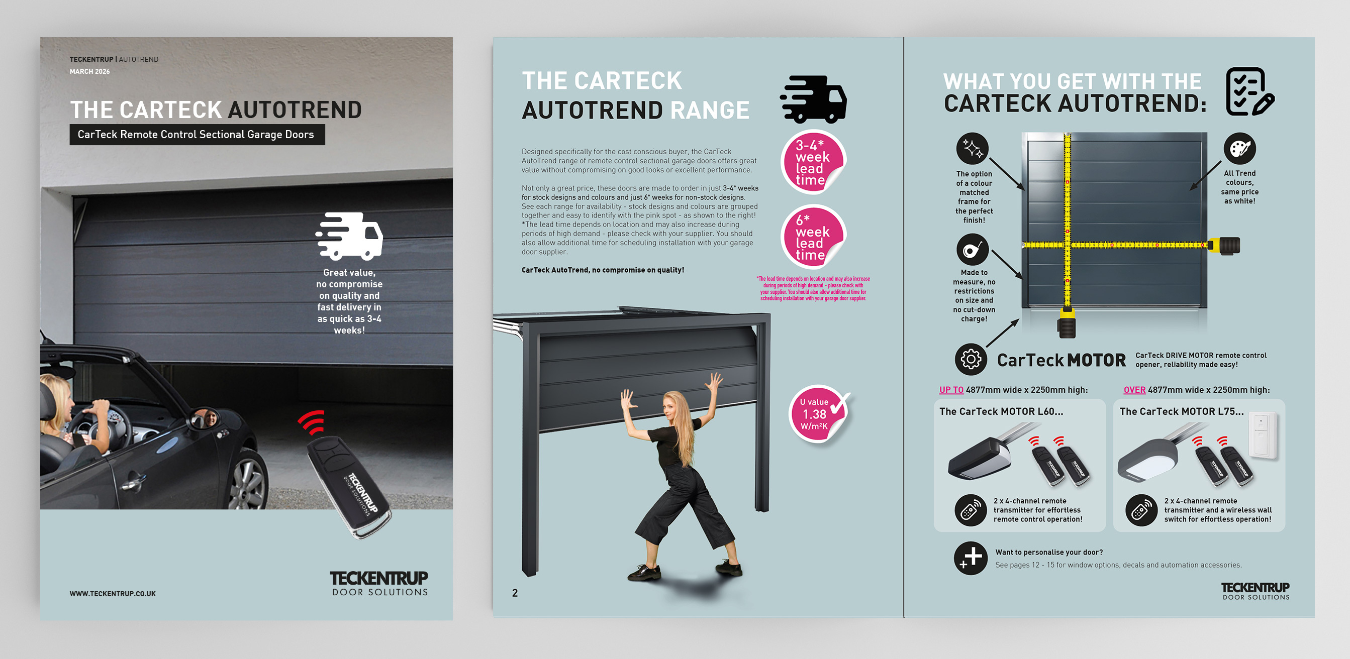 Teckentrup Garage Door Auto Trend Sectional Brochure 2026