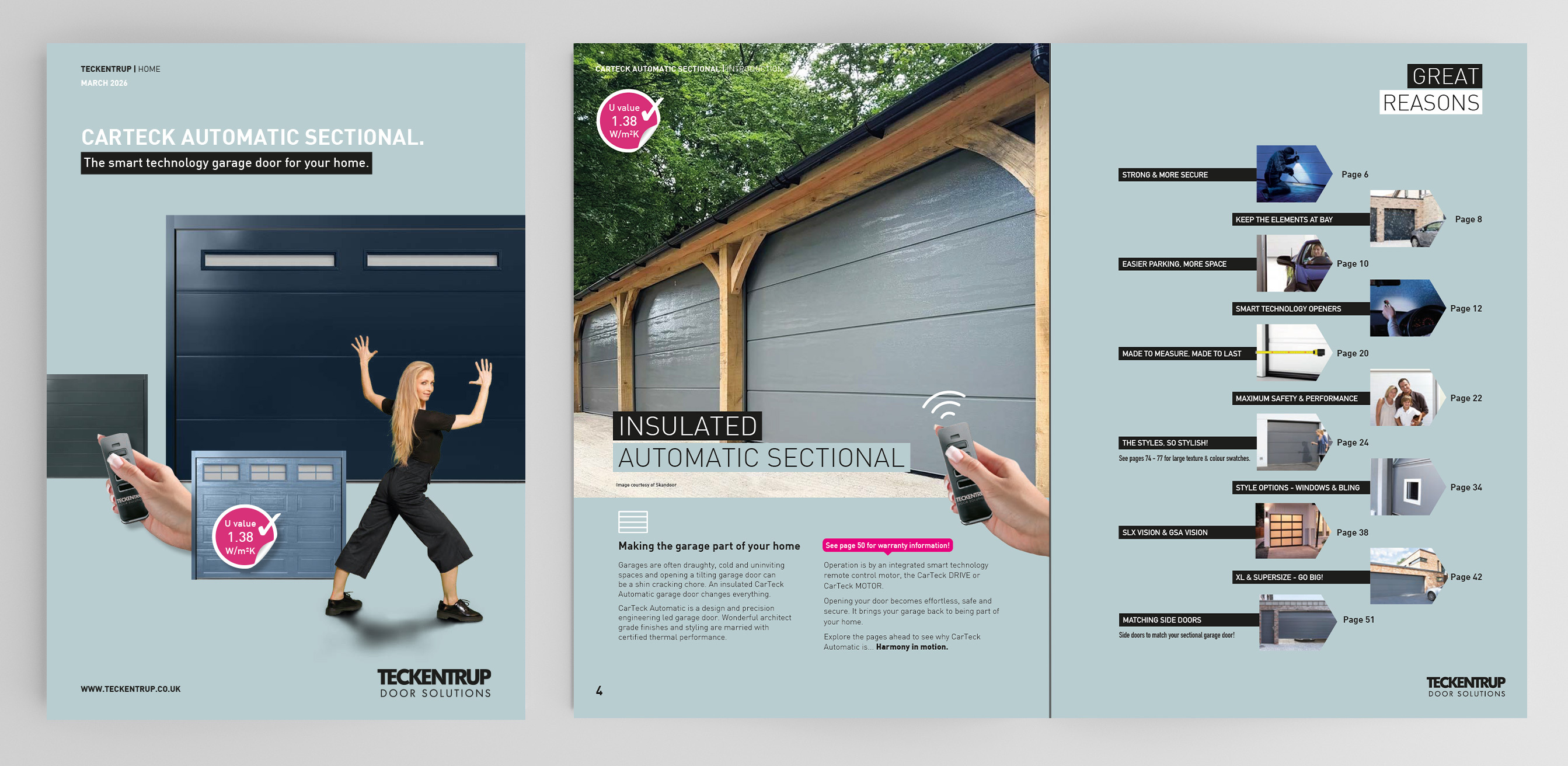 Insulated Sectional Garage Doors (Brochure) cover