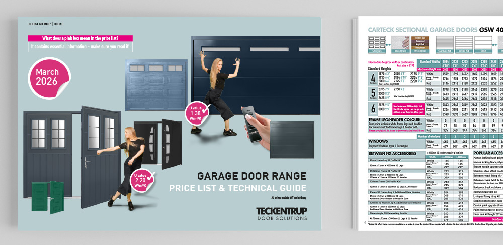 Teckentrup Home Garage Door Price List (March 2026) cover