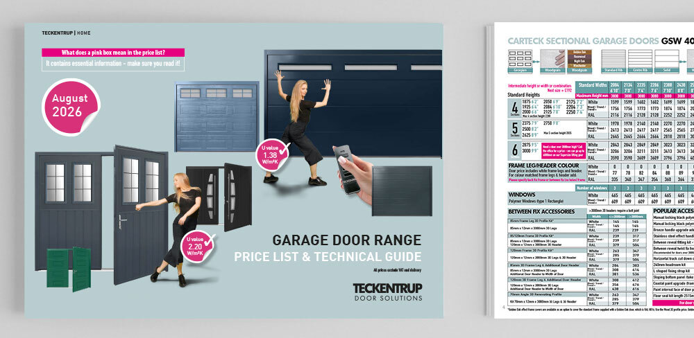 Teckentrup Home Garage Door Price List (August 2026) cover