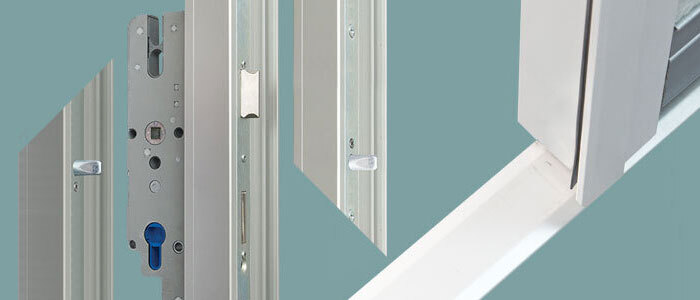 Teckentrup Side Hinged Aluminium Strip 3 Point Locking