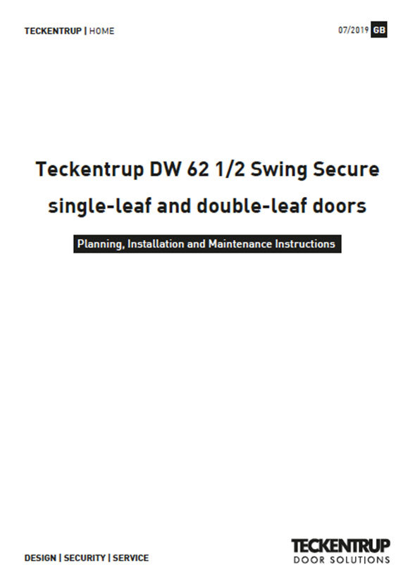 62 Swing Secure (Fitting Instructions) cover