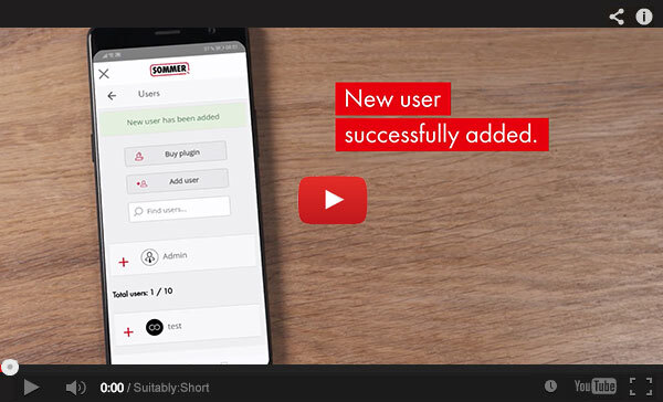 Adding An Additional User In The SOMweb App - CarTeck Sectional Garage Doors