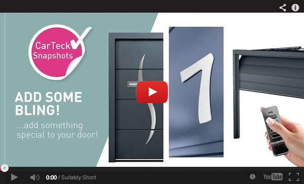 Add Some Bling - Add something special! CarTeck Insulated Sectional Garage Doors