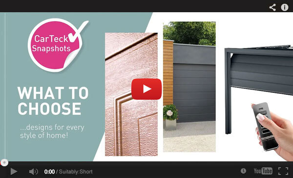 What To Choose - Designs for every style of home! CarTeck Insulated Sectional Garage Doors