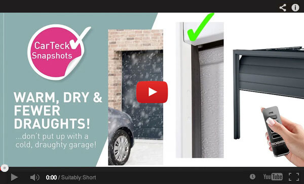 Warm, Dry & Fewer Draughts - Don't put up with a cold, draughty garage! CarTeck Insulated Sectional Garage Doors