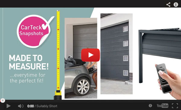 Made To Measure - Everytime for the perfect fit! CarTeck Insulated Sectional Garage Doors