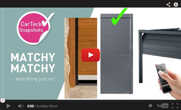 Matchy Matchy - Everything just so! CarTeck Insulated Sectional Garage Doors