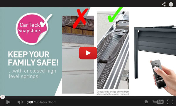 Teckentrup TV Insulated Sectional Garage Door Snapshot Video Safe