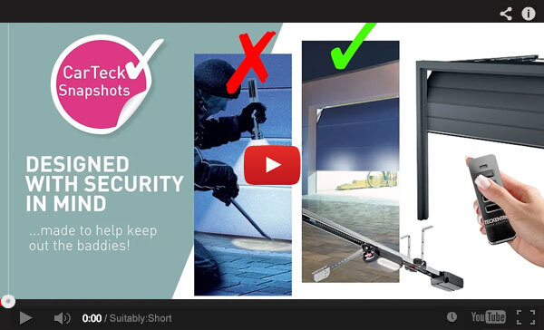 Teckentrup TV Insulated Sectional Garage Door Snapshot Video Security