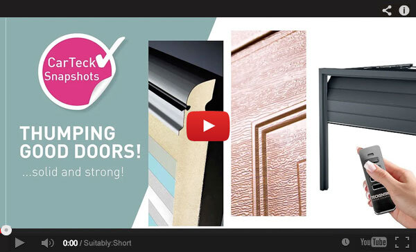 Thumping Good Doors - Solid and strong! CarTeck Insulated Sectional Garage Doors