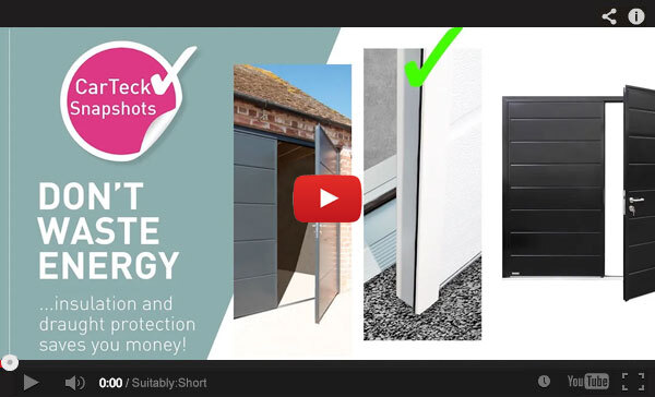 Teckentrup TV Insulated Side Hinged Garage Door Snapshot Video Energy