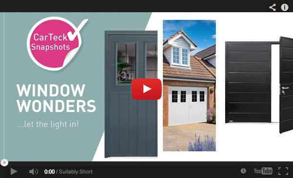 Teckentrup TV Insulated Side Hinged Garage Door Snapshot Video Windows