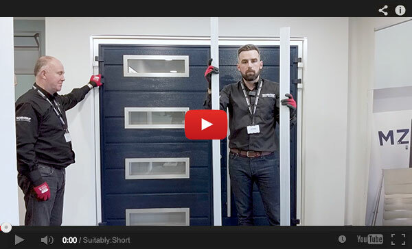 Fitting the 3 part threshold  - Teckentrup Side Hinged Garage Door Fitting Video