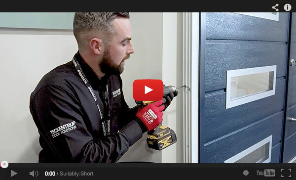 Loosening the door jacking bolts - Teckentrup Side Hinged Garage Door Fitting Video
