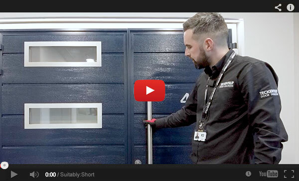 Adjusting the strike plate & keeps  - Teckentrup Side Hinged Garage Door Fitting Video
