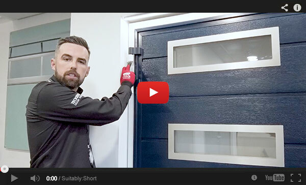 Surface mounted hinge adjustment for aligning the door leaves - Teckentrup Side Hinged Garage Door Fitting Video