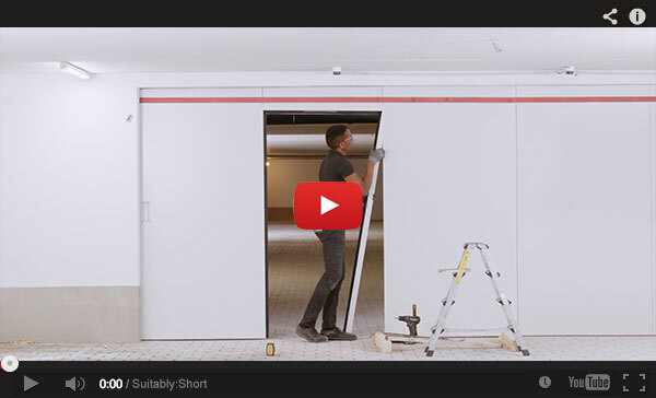 Installation of a Wicket Door in Fire-Resistant Sliding Doors