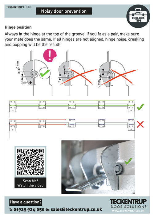 Toolbox Tip - Noisy door prevention - Hinge Position cover