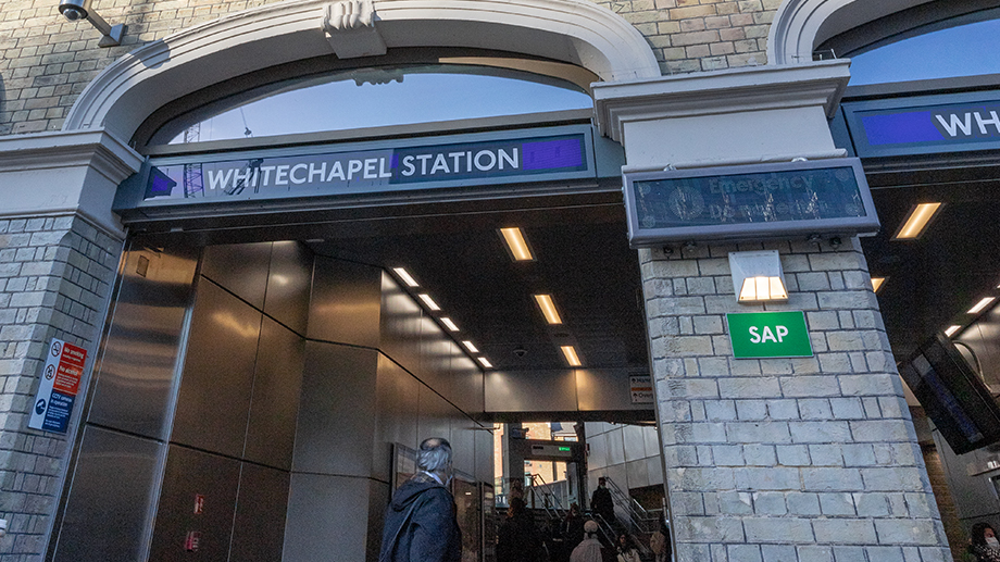 Teckentrup Whitechapel Station London Transport Industrial Doors