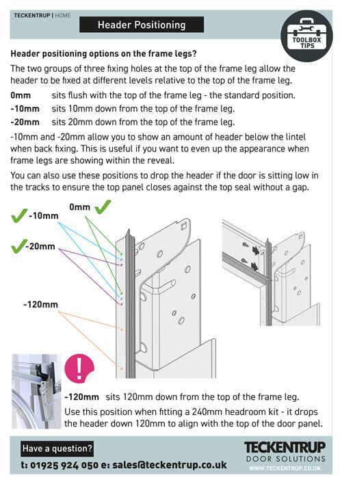 Toolbox Tip - Header Fitting Position Options cover
