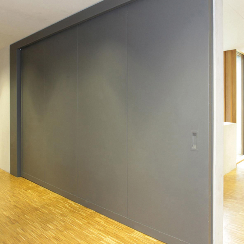 Fire-resistant steel sliding door EI2 90 „Teckentrup 62 FST“ Used As A Room Divider