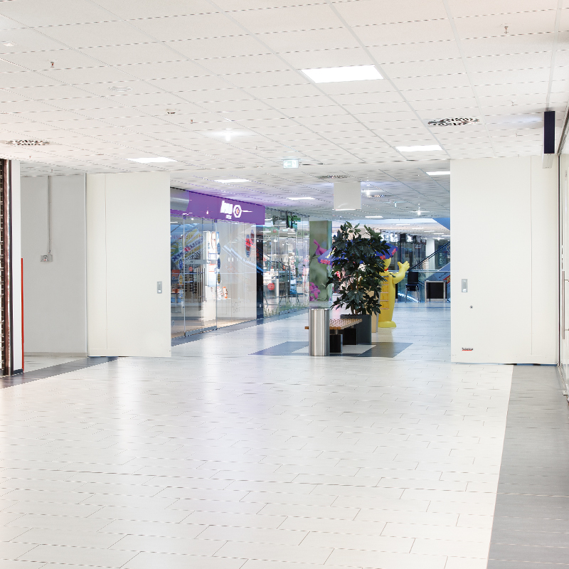 Fire-resistant Sliding Door EI2 30 „Teckentrup 62 FST“ In Shopping Mall