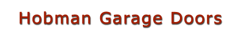 Hobman Garage Doors logo