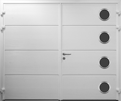 Horizontal Window Round Stainless ø242