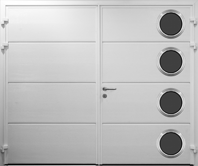 Horizontal Window Round Stainless ø330