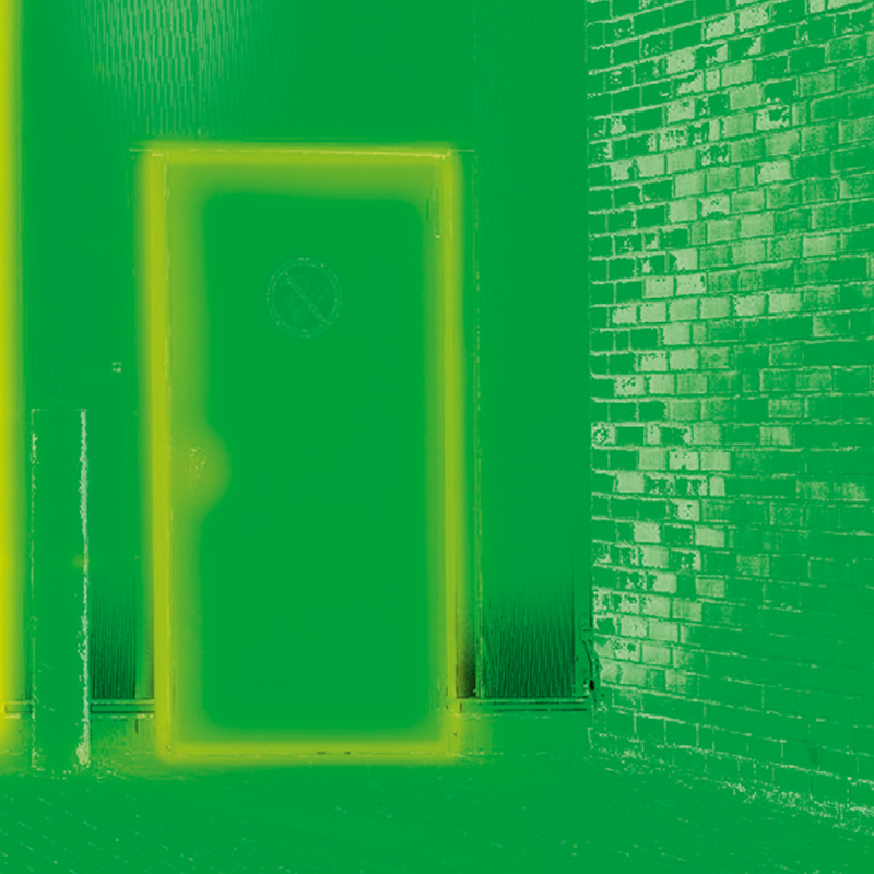 Thermal Imaging Of A Steel Doorsets With Thermal Break